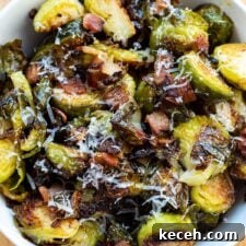Crispy Roasted Brussels Sprouts with Bacon and Balsamic Glaze 14 img 1544 13
