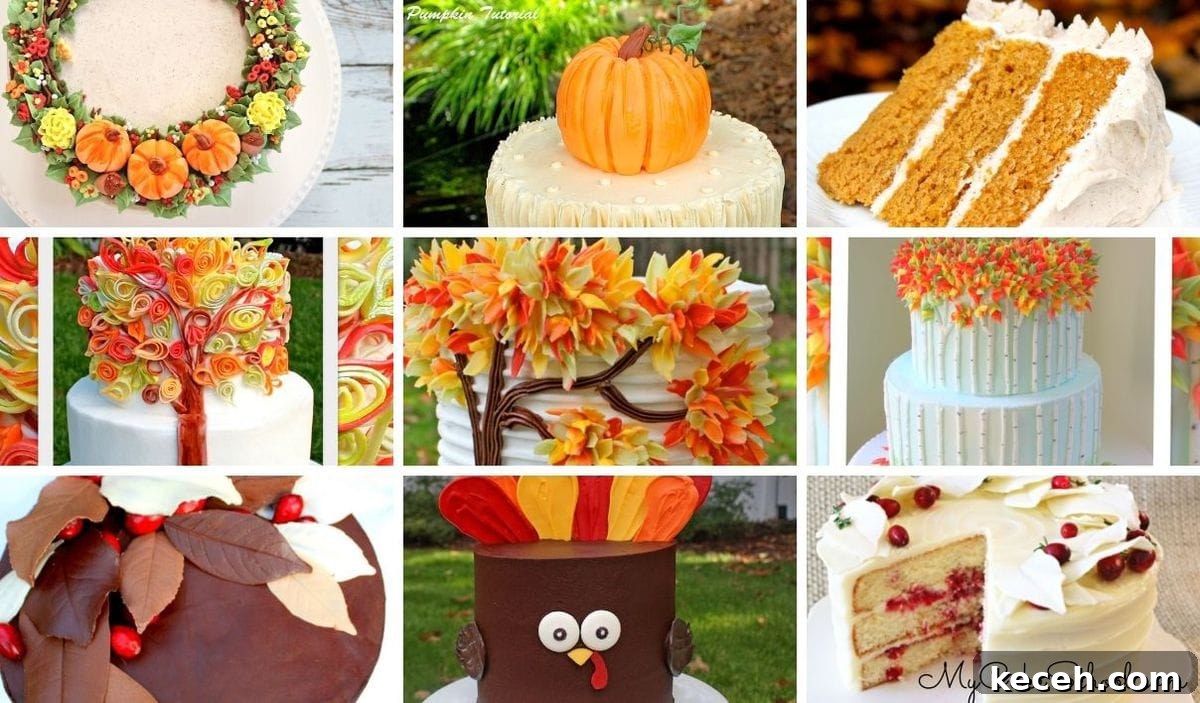 60+ Thanksgiving Cake Recipes to Impress Your Guests 3 50+ Fall Cake Designs and Recipes