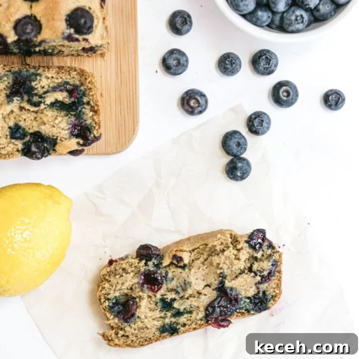 Image for Breakfast: Healthy Lemon Blueberry Bread
