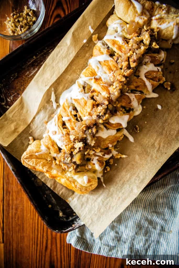 Classic Apple Strudel with Flaky Puff Pastry Recipe 3 Puff Pastry Austrian Apple Strudel | Kita Roberts PassTheSushi.com