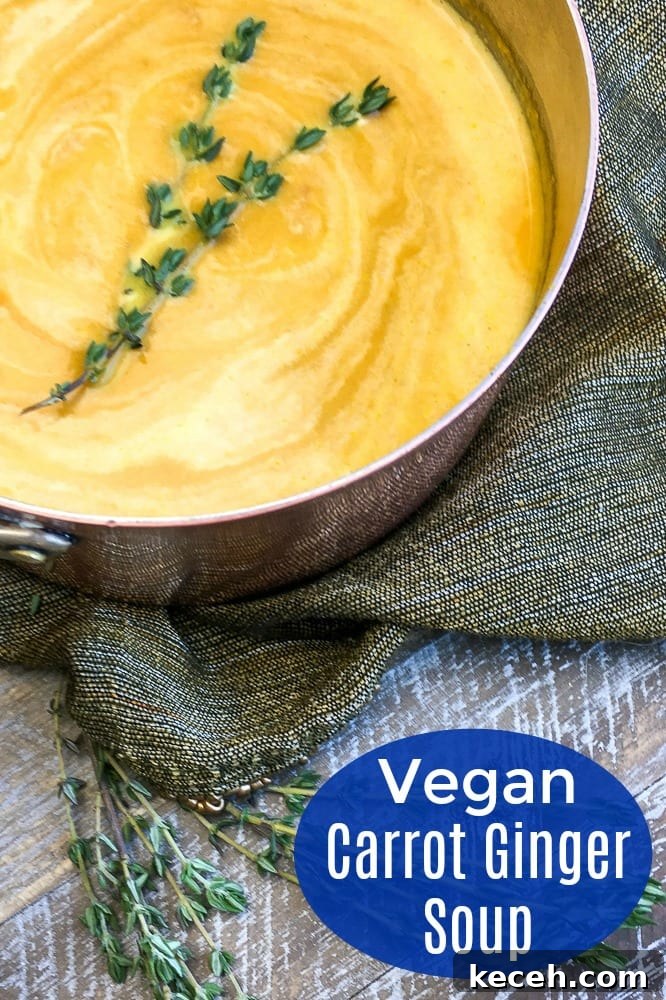 pin creamy carrot soup