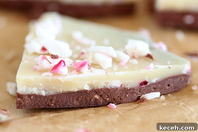 Low sugar peppermint bark recipe