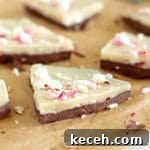 Healthy peppermint bark recipe
