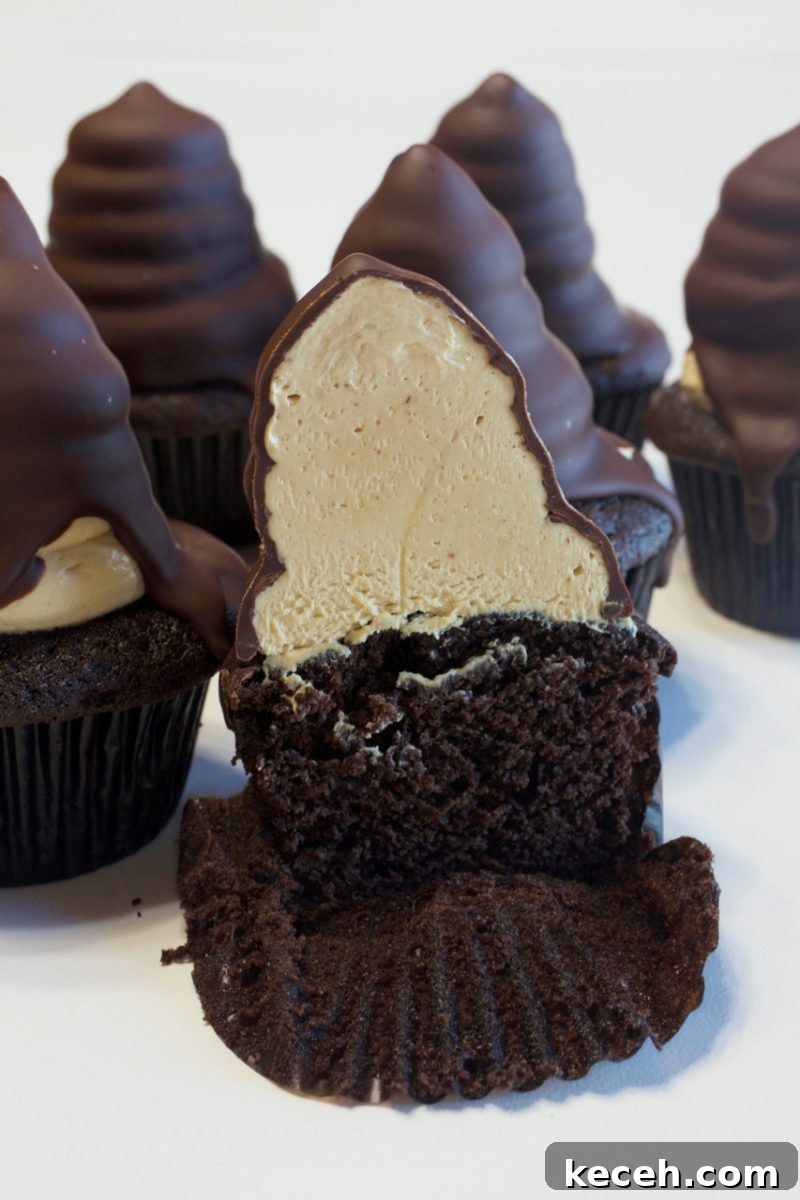 Chocolate Peanut Butter Hi-Hat Cupcakes Recipe 7 img 22439 6