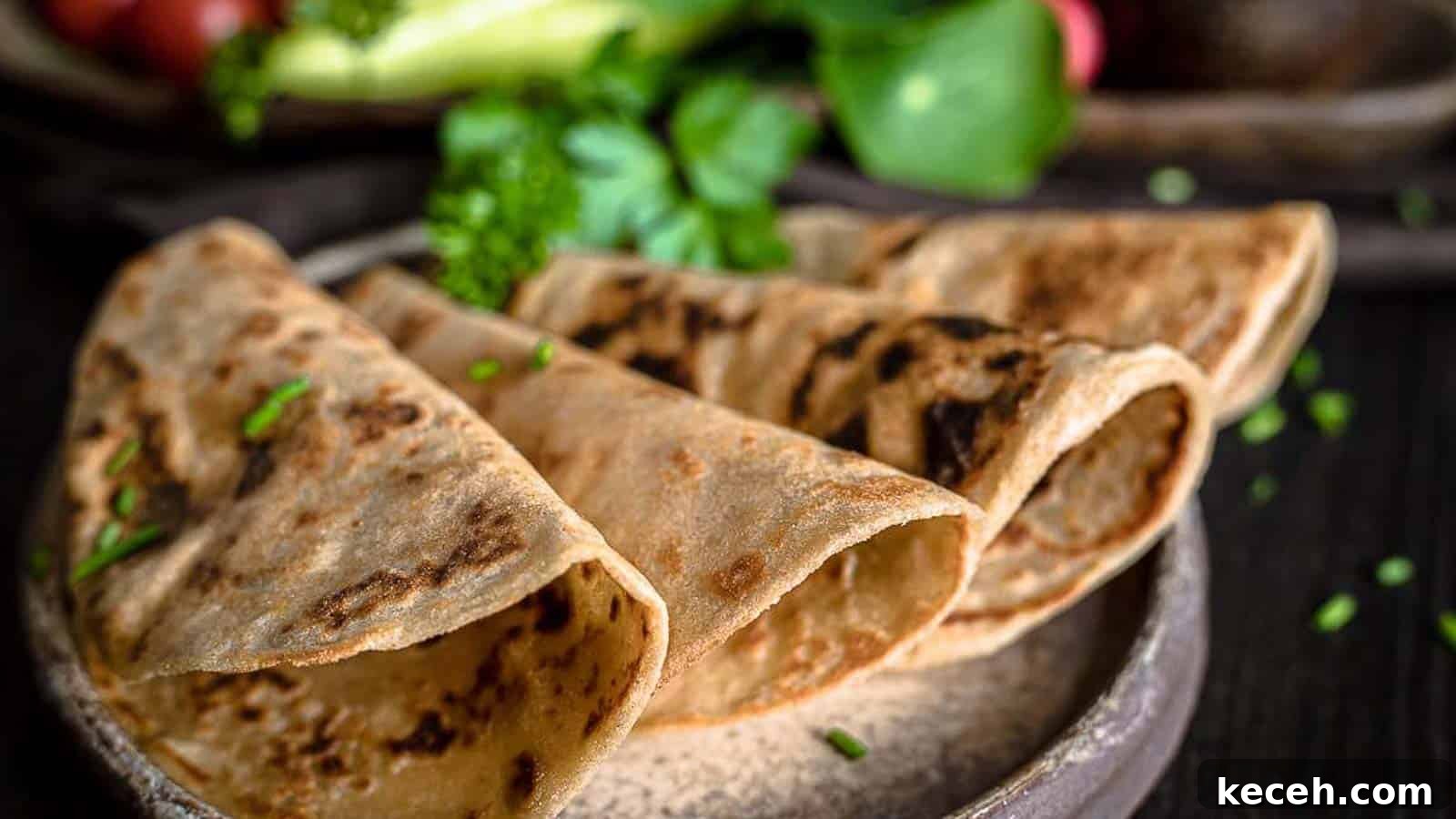 13 Delicious Low-Carb Mexican Recipes Worth Trying 6 Fiber tortillas layered on a brown plate ready to consume.