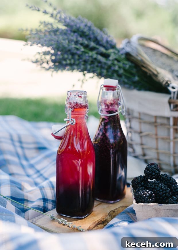 Blackberry Shrub Lemonade | www.kitchenconfidante.com
