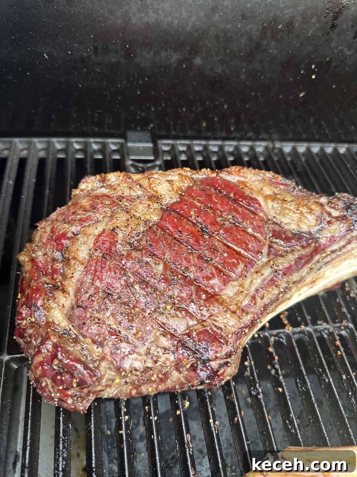 tomahawk being seared 