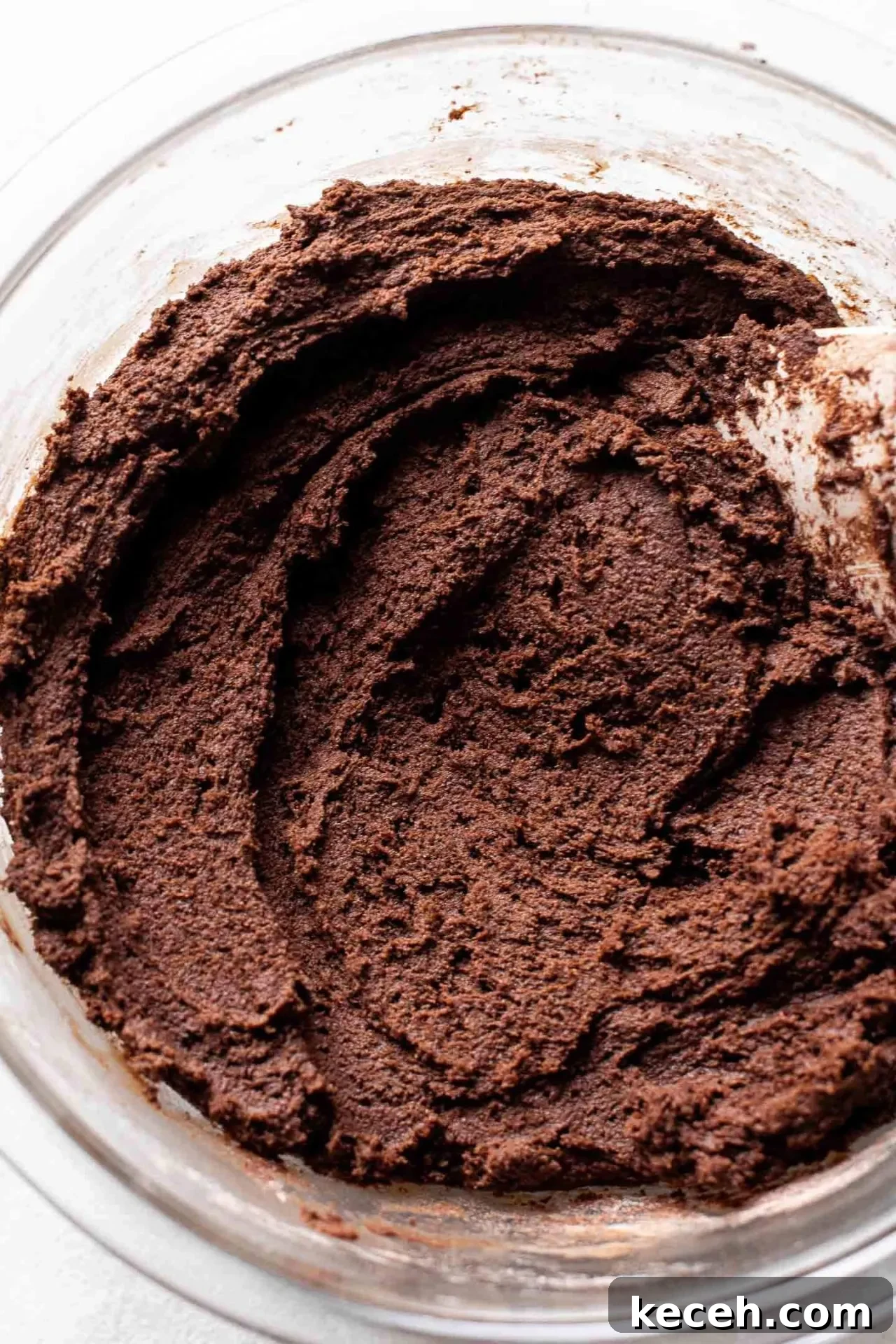 Molten Nutella Chocolate Lava Cookies: Gooey Center Cookie Recipe 9 Nutella chocolate lava cookie dough in bowl
