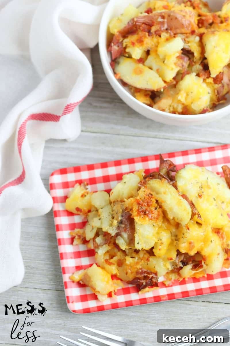 Crispy Bacon Cheddar Ranch Smashed Potatoes Recipe 9 Bacon Cheddar Ranch Smashed Potatoes