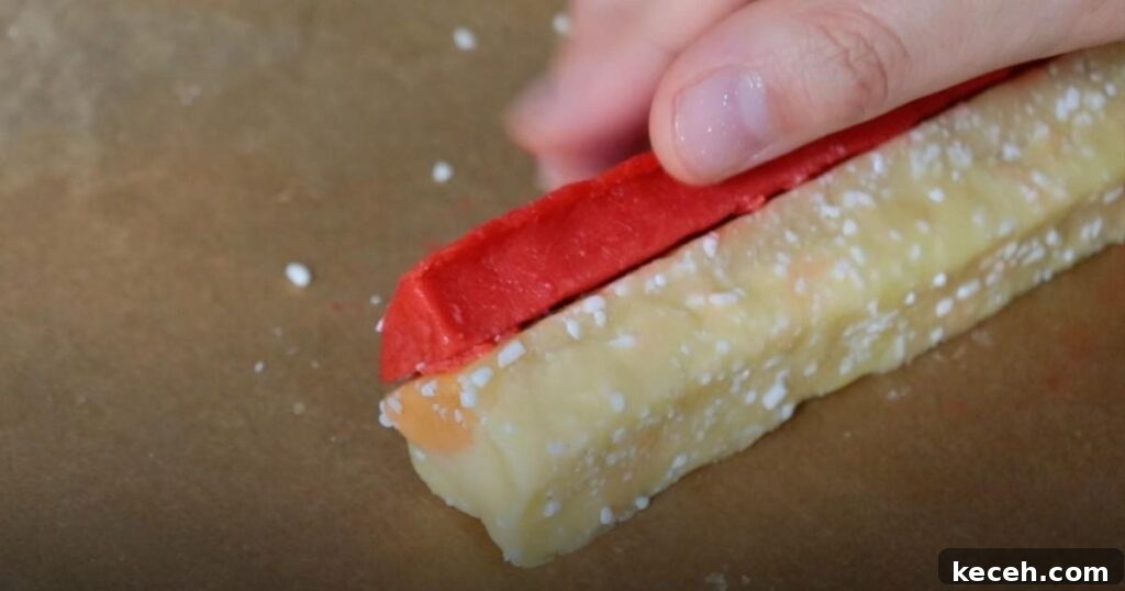 Slice-and-Bake Christmas Cookies: Quick Holiday Cookie Recipes 12 Attaching the Santa head and Santa hat cookie dough