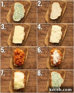 how to make spaghetti sandwiches 8 step by step photos showing how to make spaghetti sandwiches