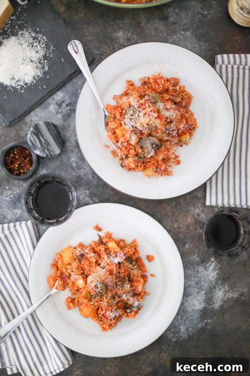 Supreme Pizza Quinoa Bake