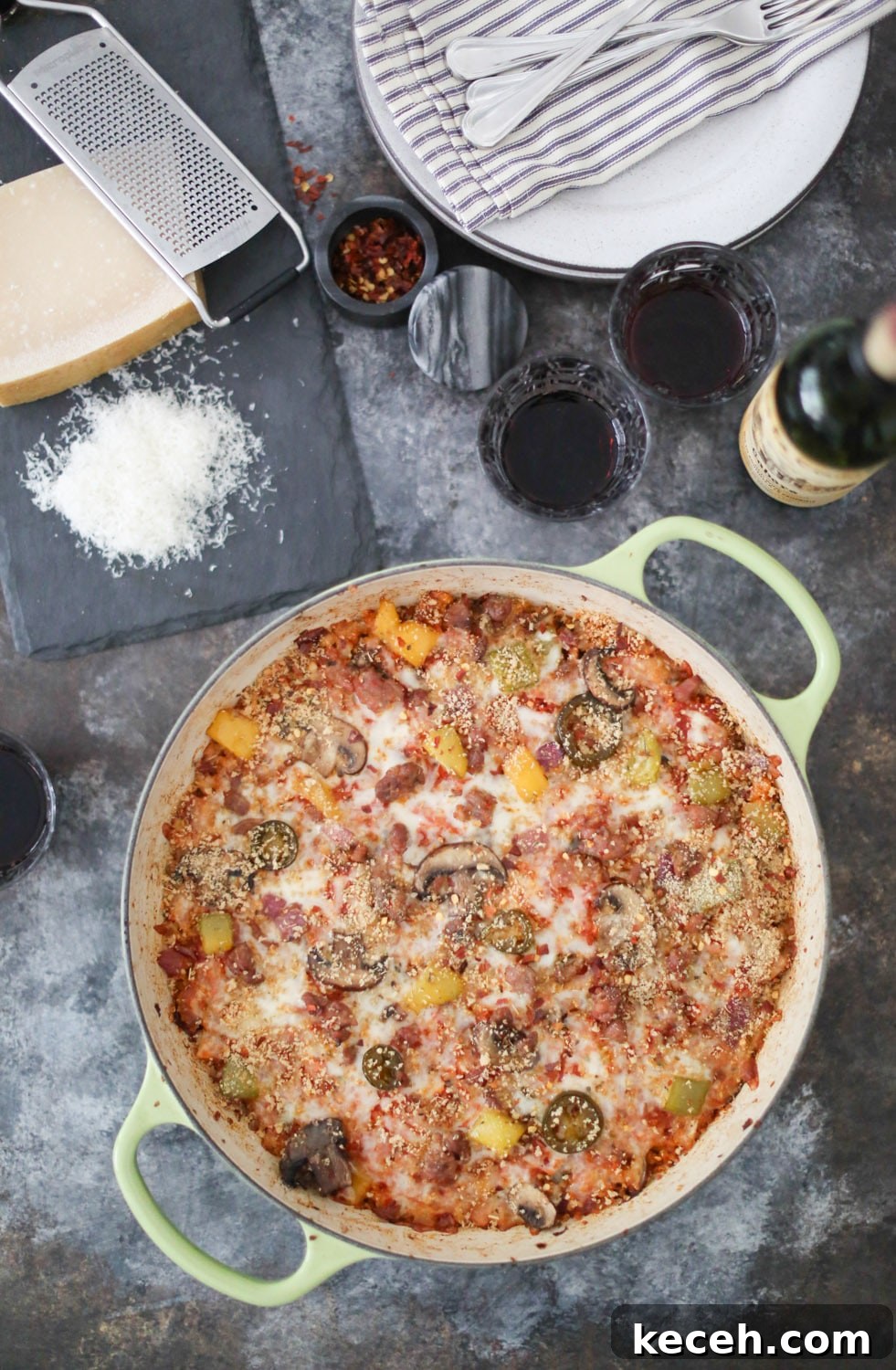 Supreme Pizza Quinoa Bake