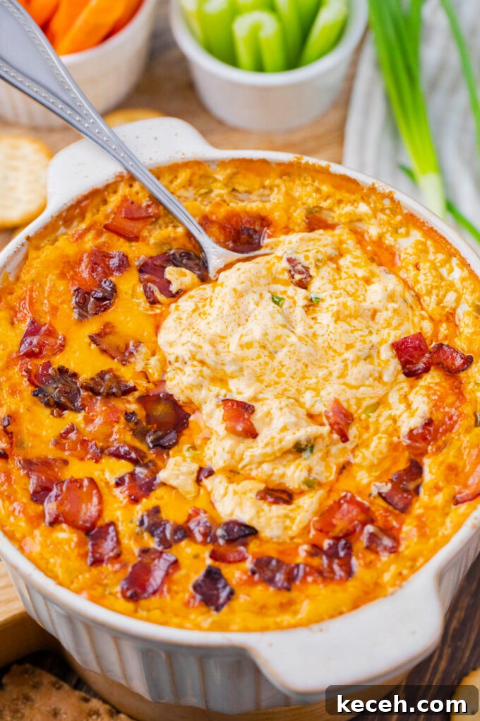 One-Bowl Buffalo Chicken Dip Recipe for Game Day 10 Very creamy and cheesy, homemade Buffalo crack chicken dip.