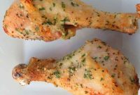 Garlic Parmesan Chicken Drumsticks Grilled on the Big Easy