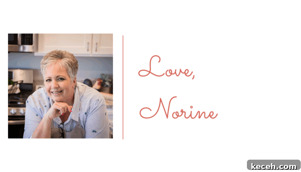 Classic Crab Rangoon Recipe: Crispy Crab & Cream Cheese Wontons 11 Norine from Norine's Nest and her signature.