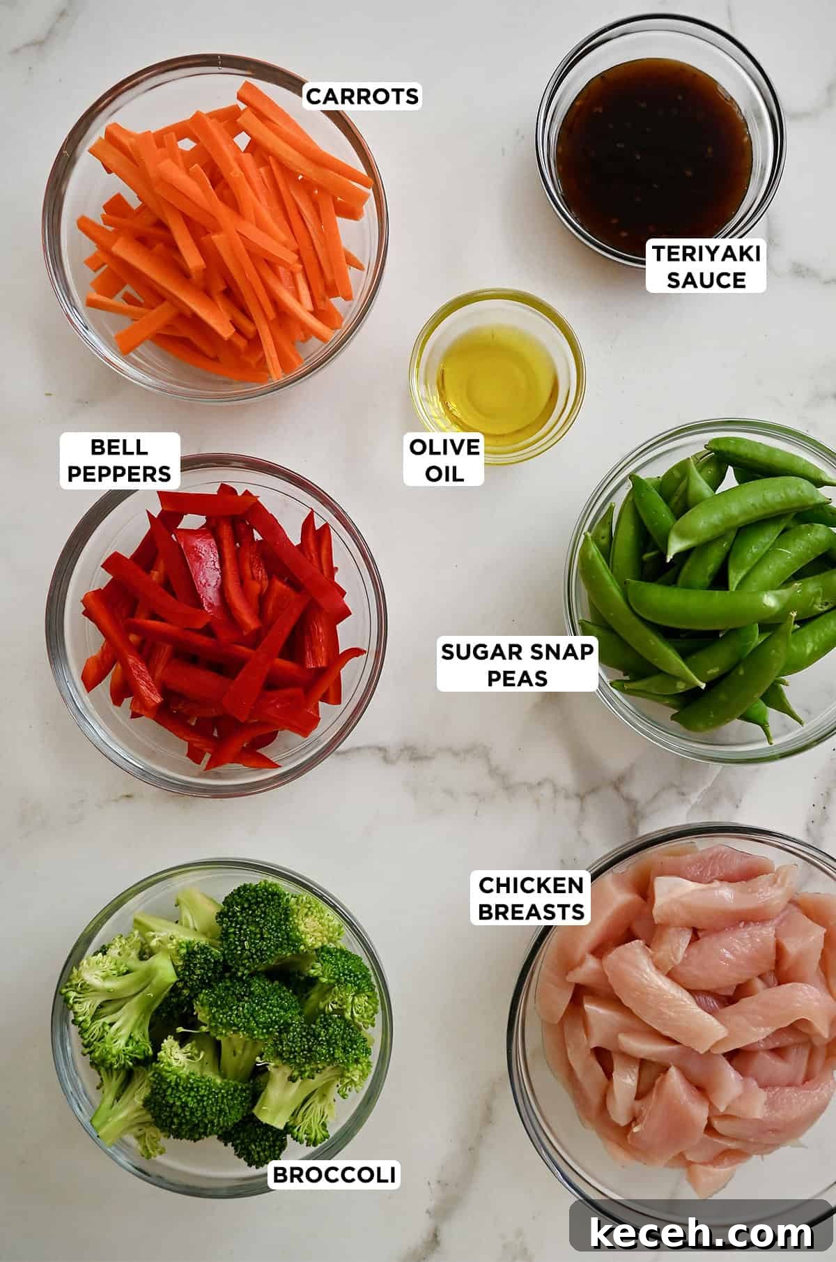 Sheet Pan Teriyaki Chicken with Roasted Vegetables 4 Ingredients to make teriyaki chicken in the oven.