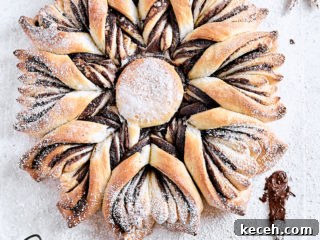 Chocolate Hazelnut Star Bread