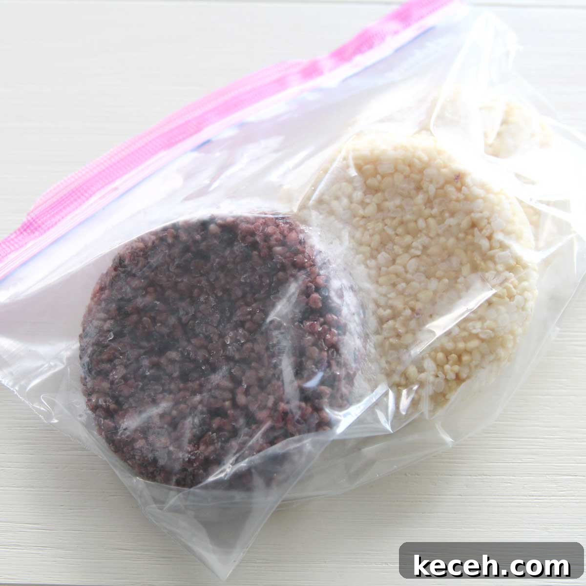 Black Konjac Rice with Low-Carb Shirataki (흑미곤약밥) 19 IMG_9101 how to store shirataki konjac rice + freeze in silicone bowls