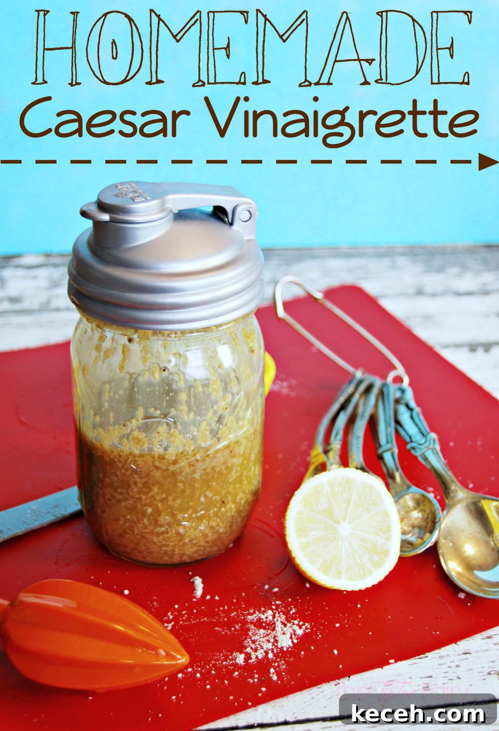 Classic Caesar Vinaigrette Recipe for Salad Dressing 2 Homemade Caesar Vinaigrette Dressing