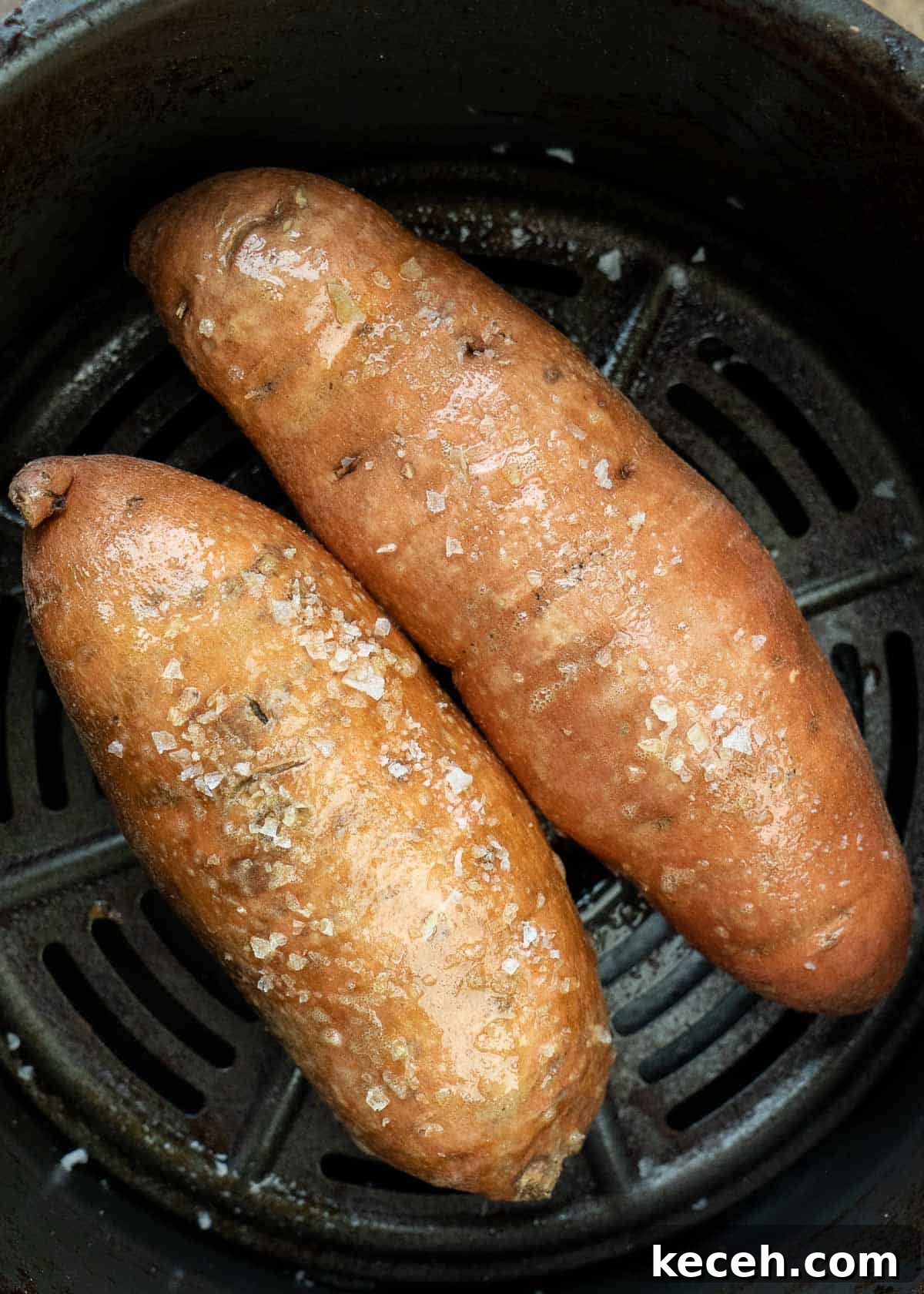 Crispy Air Fryer Sweet Potatoes with Honey Glaze 5 Air Fryer Sweet Potatoes