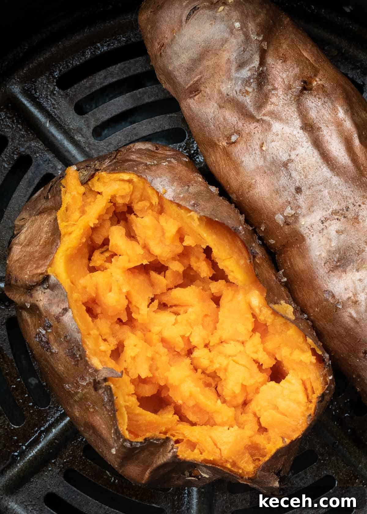 Crispy Air Fryer Sweet Potatoes with Honey Glaze 7 Air Fryer Sweet Potatoes