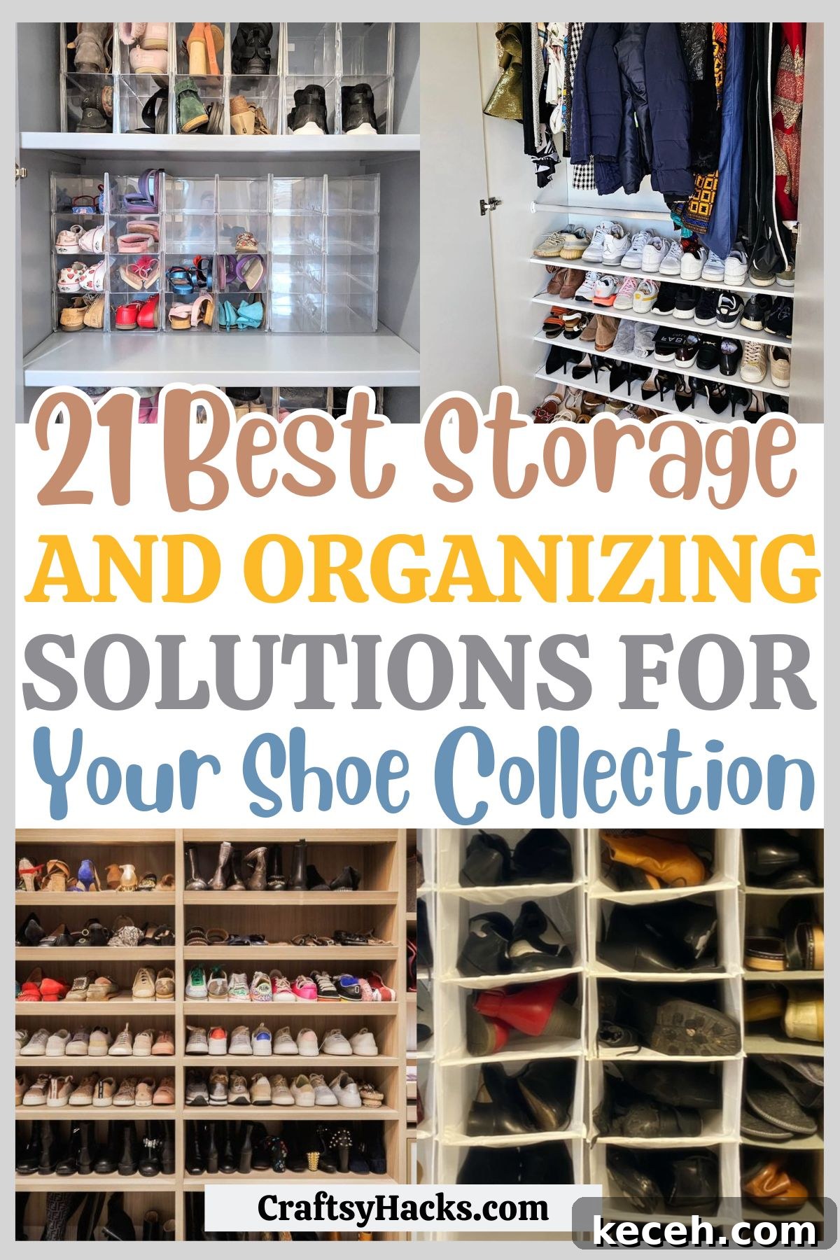 21 Clever Shoe Storage Ideas for Overcrowded Closets 2 storage ideas for shoes
