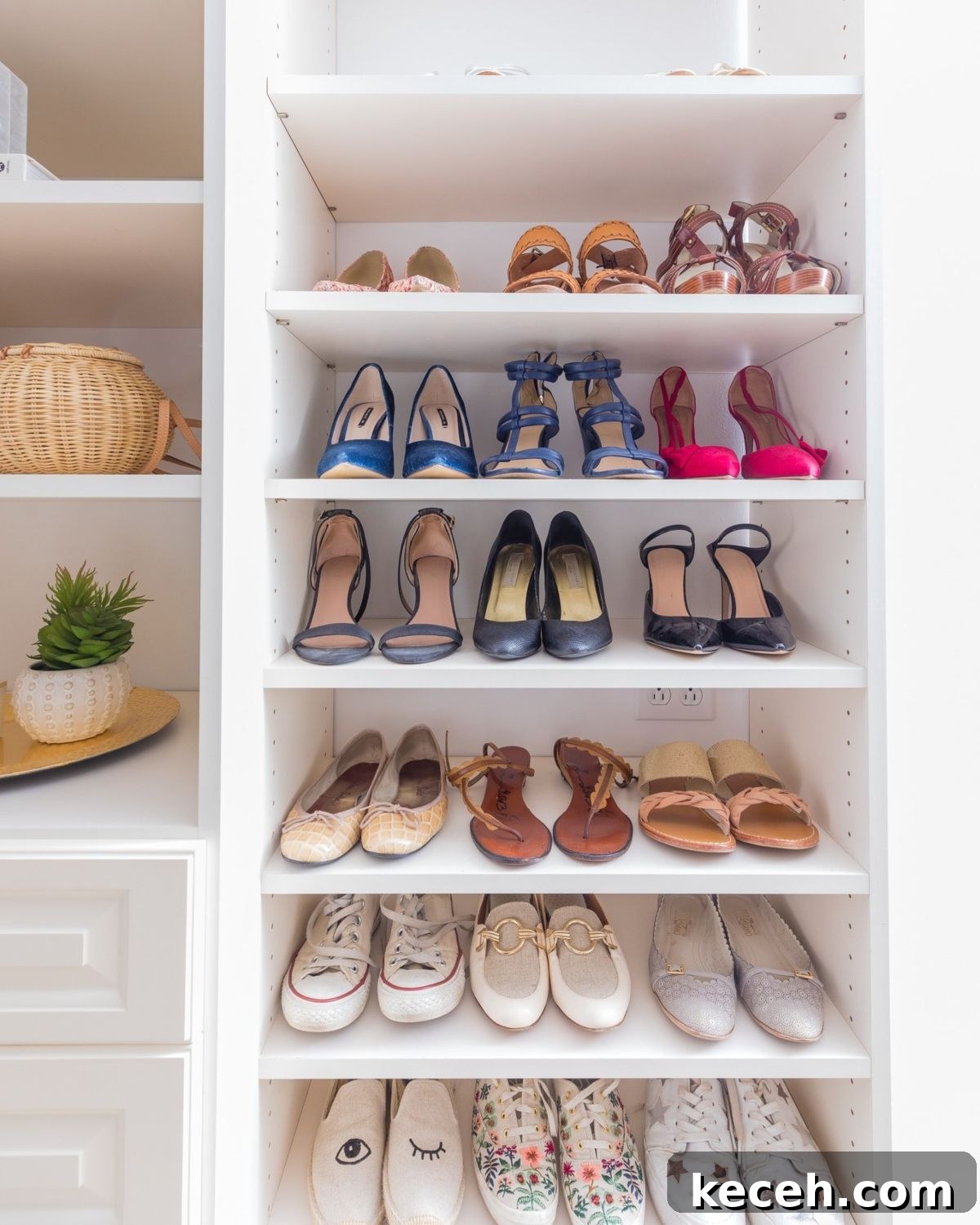 21 Clever Shoe Storage Ideas for Overcrowded Closets 15 13. Vertical Space