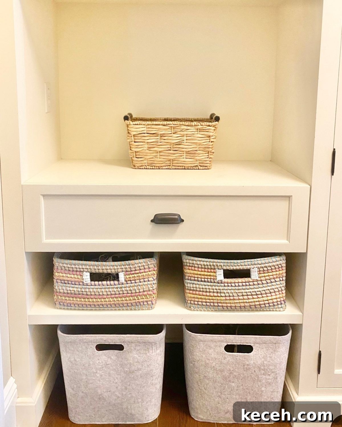 21 Clever Shoe Storage Ideas for Overcrowded Closets 16 14. Decorative Baskets
