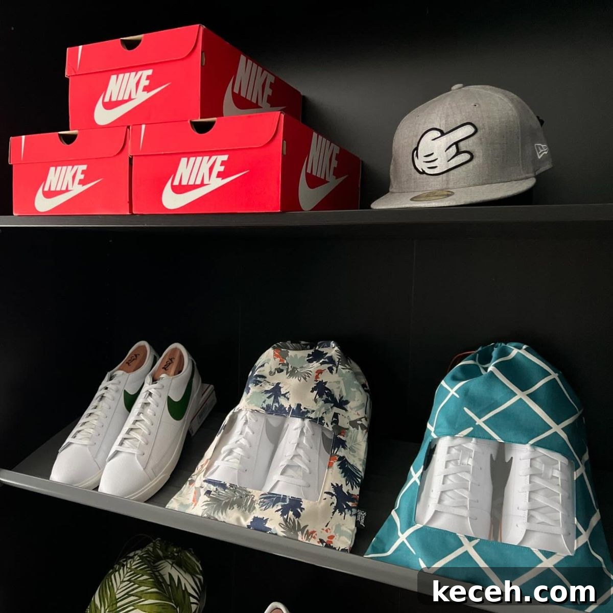 21 Clever Shoe Storage Ideas for Overcrowded Closets 10 8. Fabric Shoe Bags