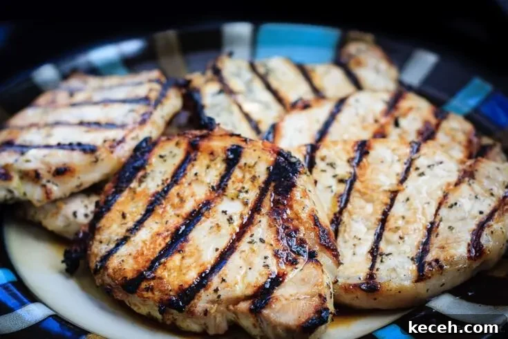 Grilled Honey Lime Pork Chops