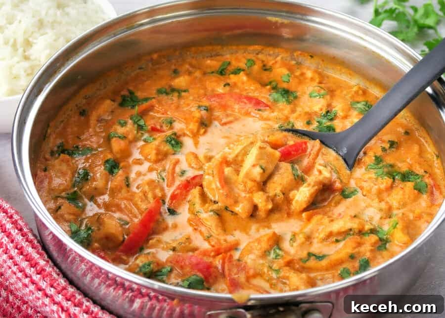 30-Minute One-Pot Thai Red Curry Chicken Recipe 10 skillet with Thai Red Curry Chicken