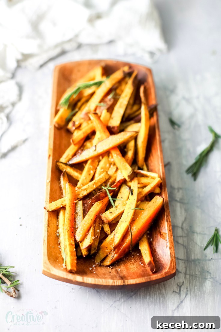 Easy sweet potato fries