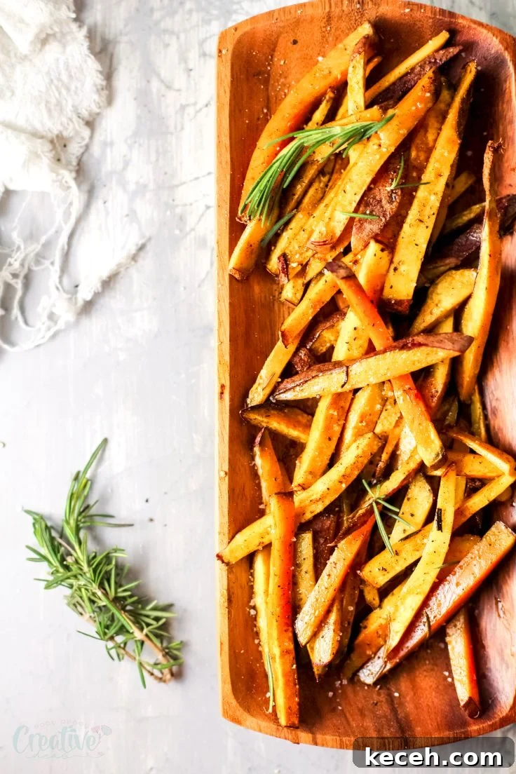 Roasted sweet potato fries