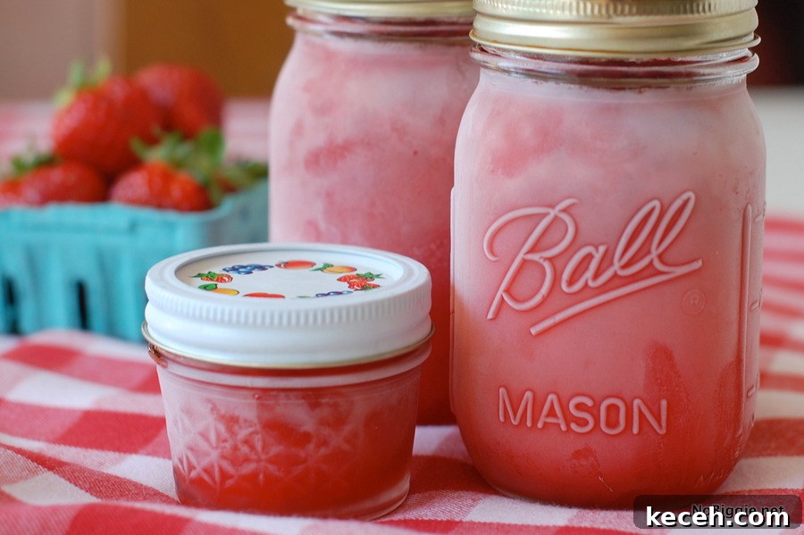 Strawberry Freezer Jam Recipe: Quick, Fresh Jam Without Canning 2 How to make strawberry freezer jam