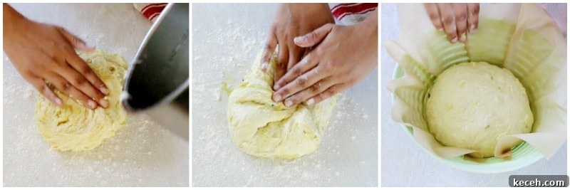 Instant Pot No-Knead Bread: Foolproof Recipe & Step-by-Step Guide 7 shaping boule