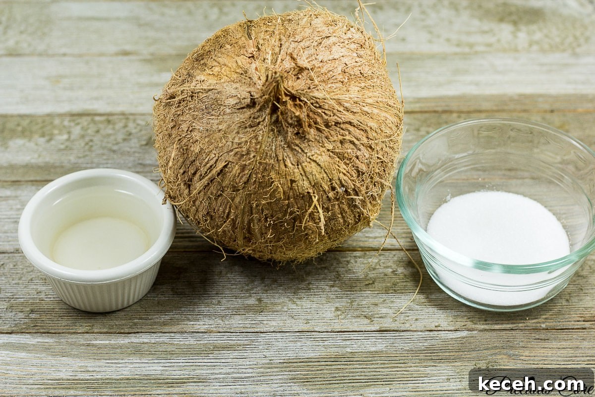 Toasted Coconut Flakes: Sweet Coconut Snack Recipe 5 Coconut sweet ingredients Cameroon