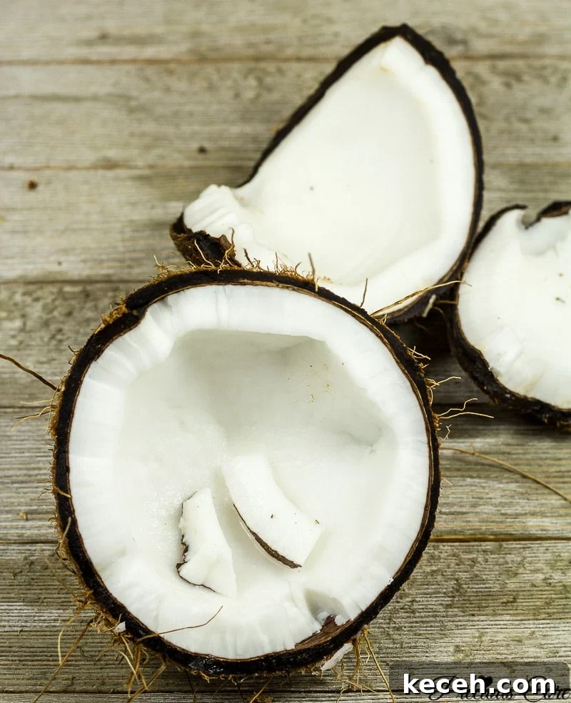 Toasted Coconut Flakes: Sweet Coconut Snack Recipe 8 Open a Coconut at Home