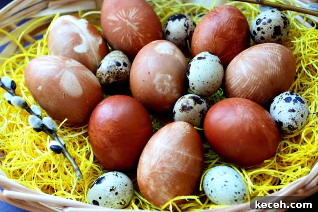 Czech Easter Traditions from My Home: Customs, Foods & Crafts 4 easer decorated eggs