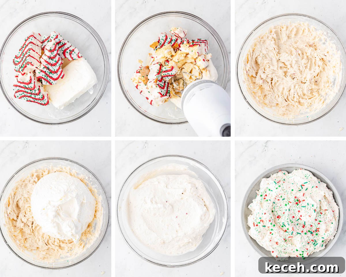 Christmas Tree Cake Dip Recipe: Festive Dessert for Holiday Parties 5 illustrative image to show cake pop dip