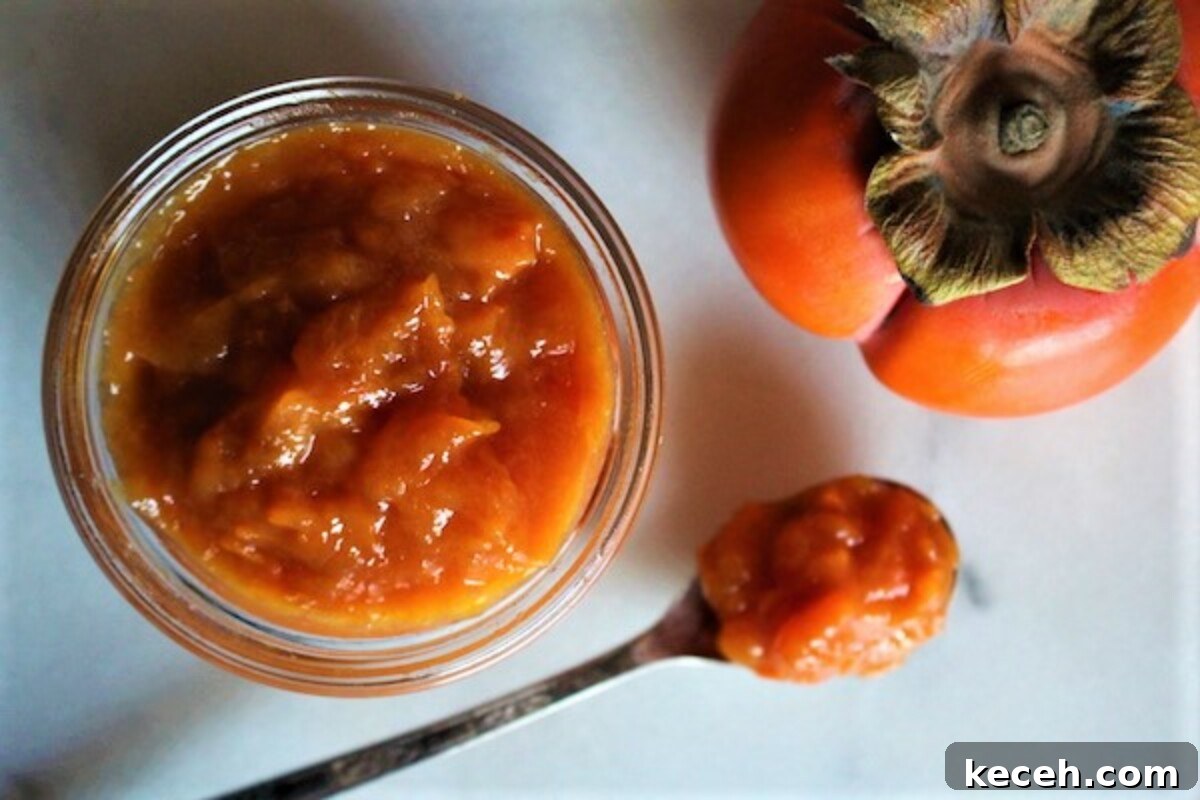 How to Make and Can Persimmon Jam: Step-by-Step Recipe 2 Homemade persimmon jam