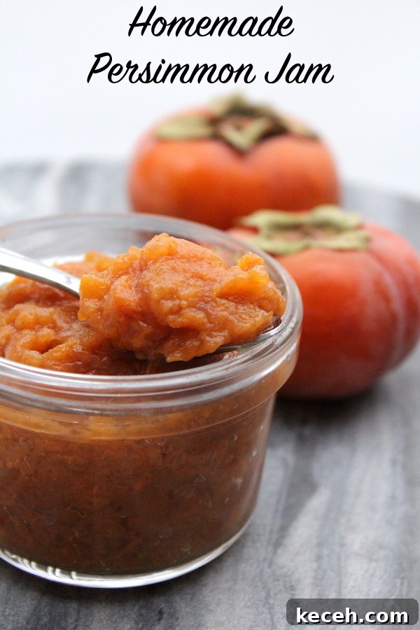 How to Make and Can Persimmon Jam: Step-by-Step Recipe 9 Homemade Persimmon Jam Recipe for Canning #persimmon #recipe #persimmonrecipes #uses #canning #foodpreservation #homesteading