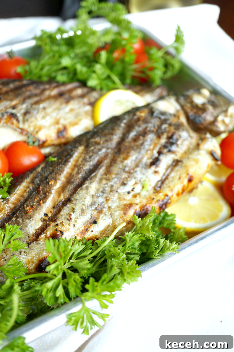 Whole Grilled Trout Recipe: Crispy Skin and Lemon Herb Flavor 6 plated whole grilled trout