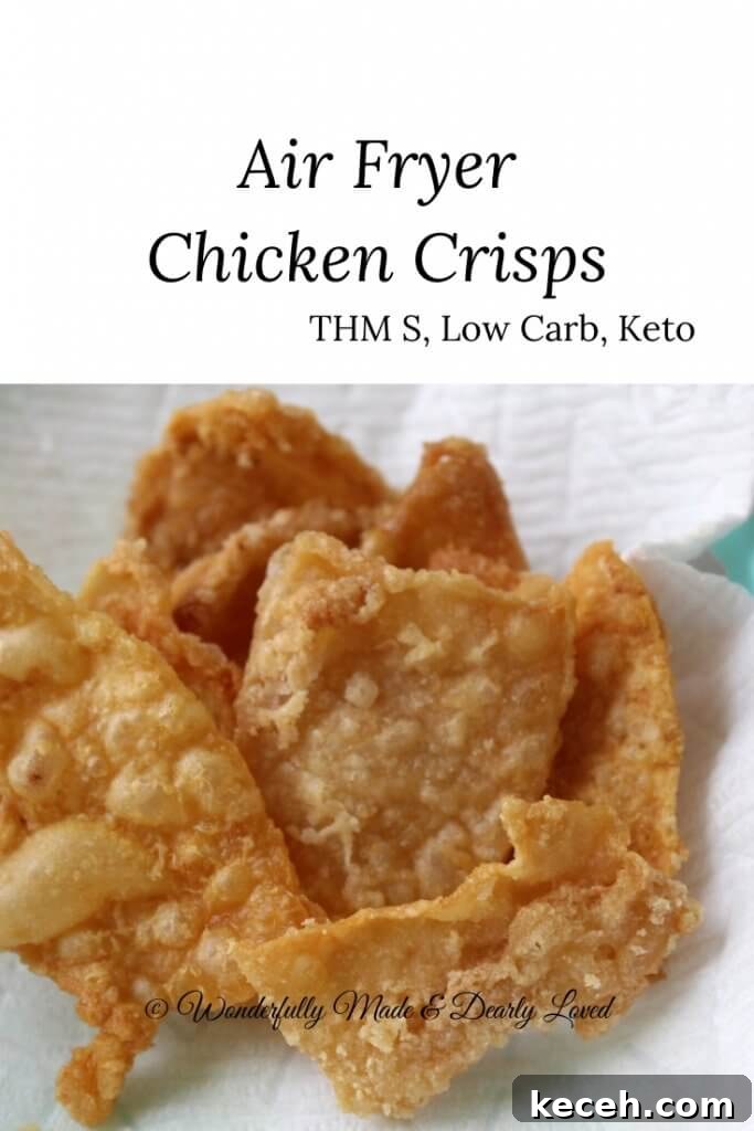 How To Make Air Fryer Chicken Skins (THM S, Low Carb, Keto)