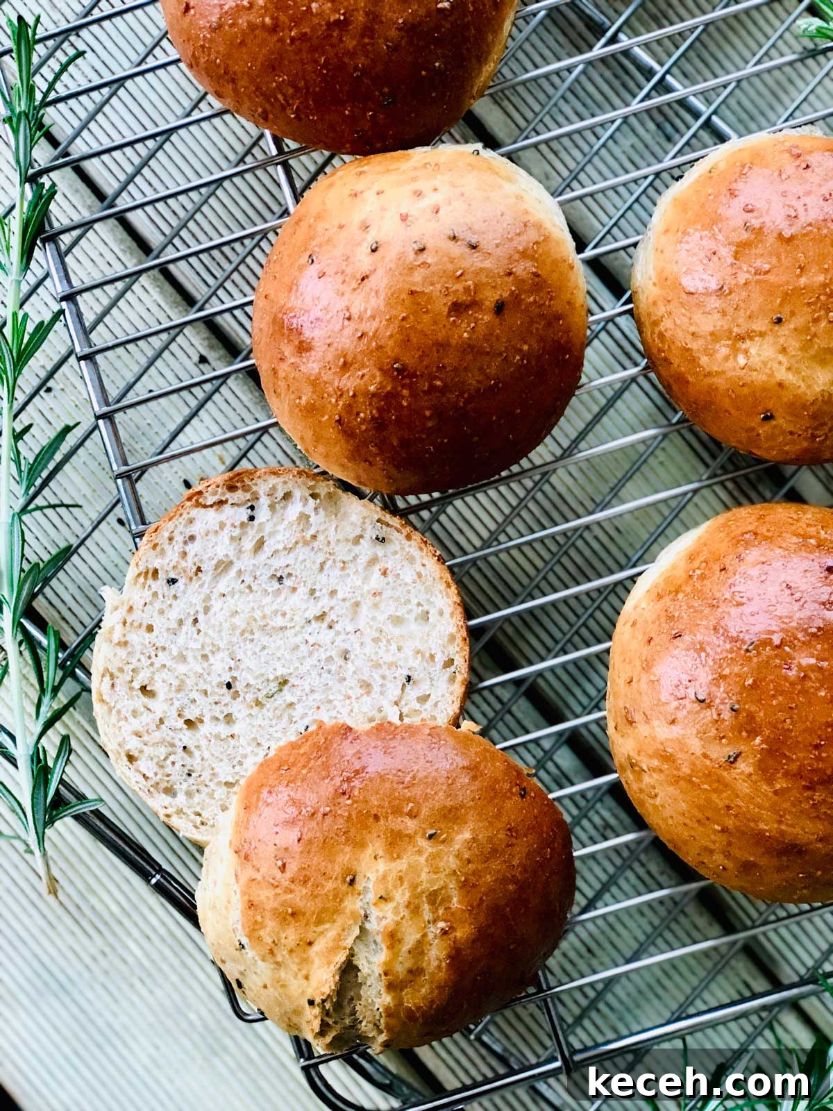 Homemade Wholemeal Burger Buns Recipe for Soft, Nutty Rolls 3 Best wholemeal homemade burger buns