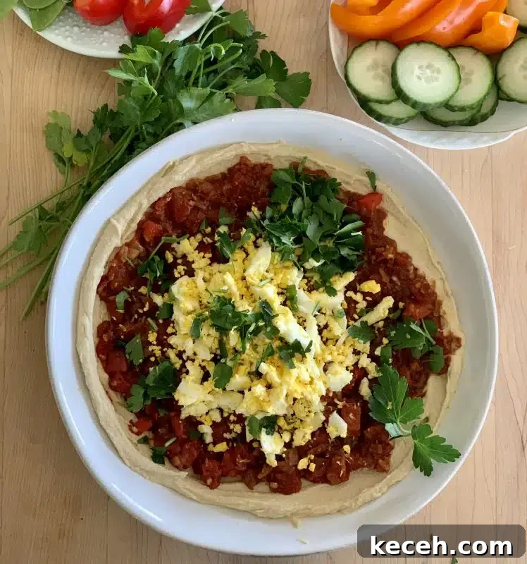 Hummus Shakshuka Bowl with Veggies and Sweet Potato Chips 5 img 60880 4