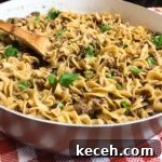 One-Skillet Beefy Noodles: Homemade Hamburger Helper Recipe 2 One Skillet Beefy Noodles