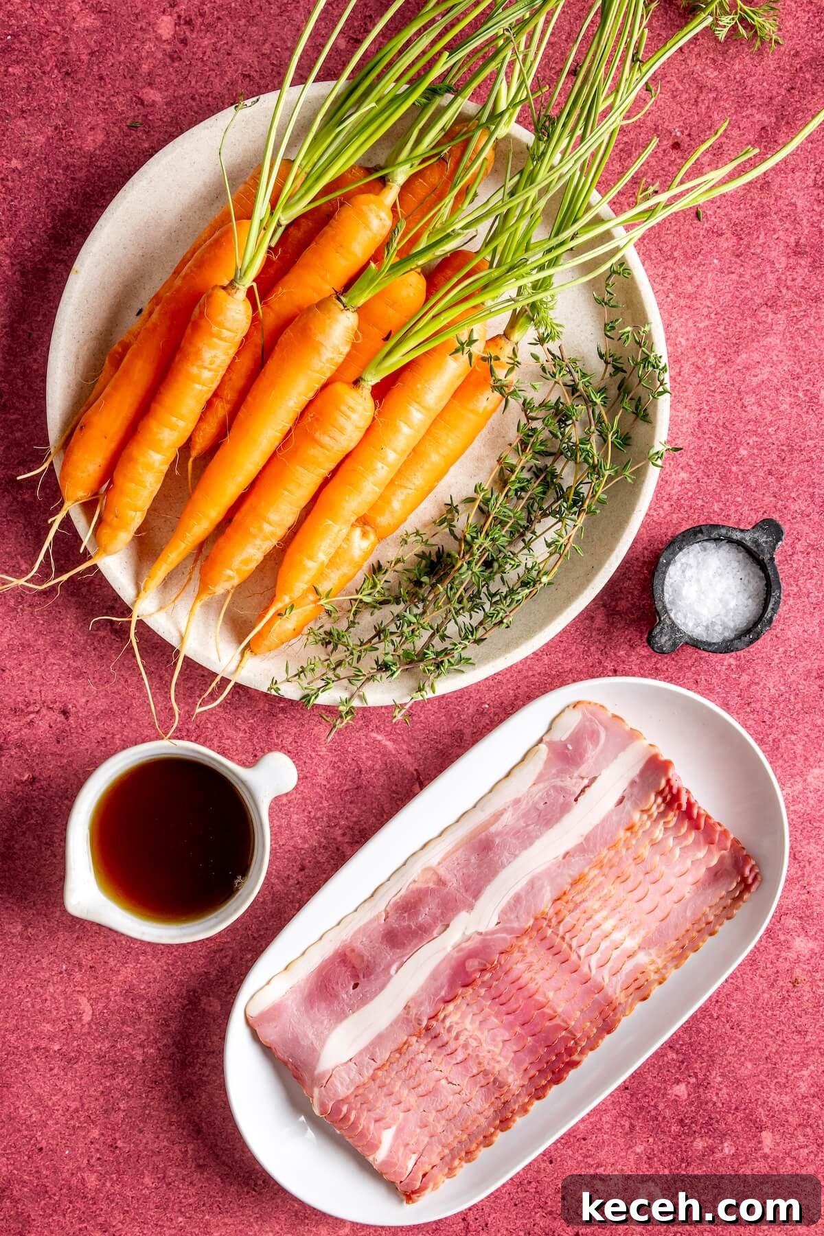 Ingredients for Bacon Wrapped Carrots - Olivia Adriance
