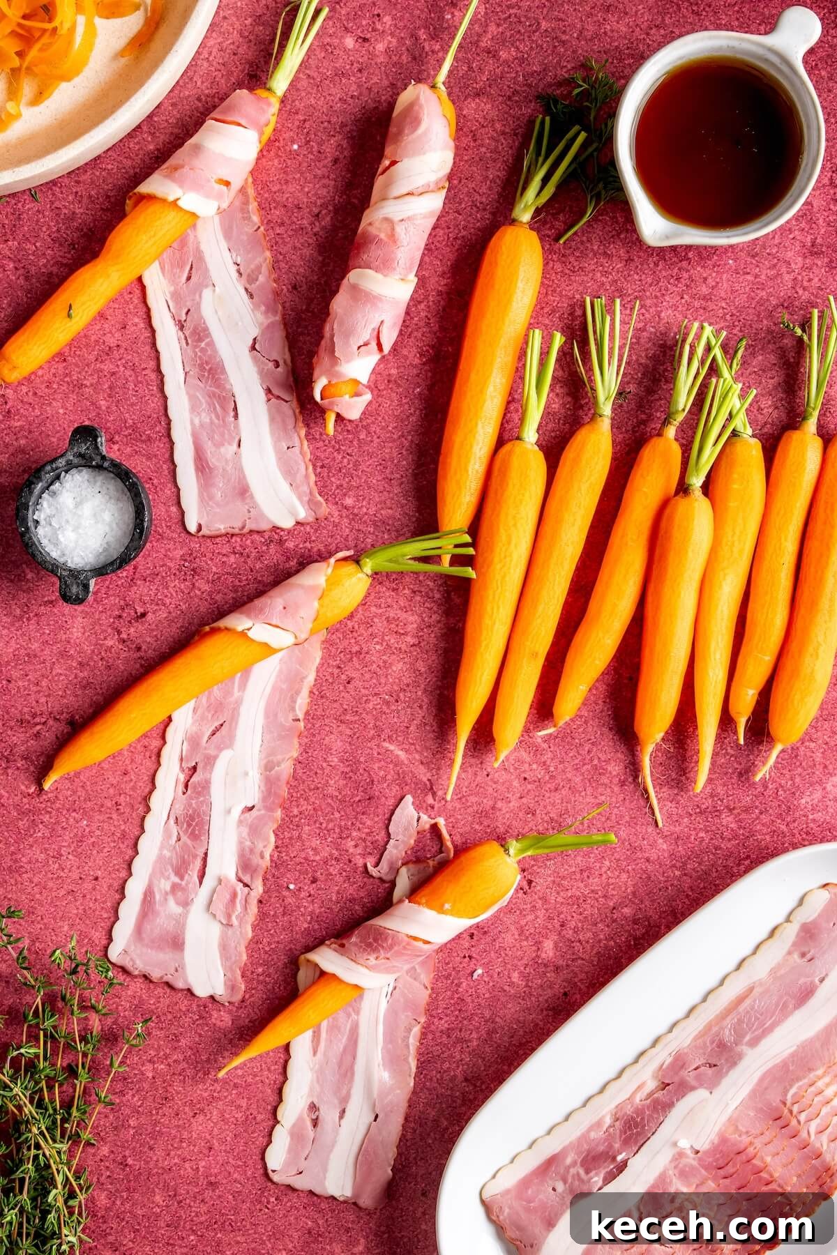 How to Make Bacon Wrapped Carrots Step 1 - Olivia Adriance