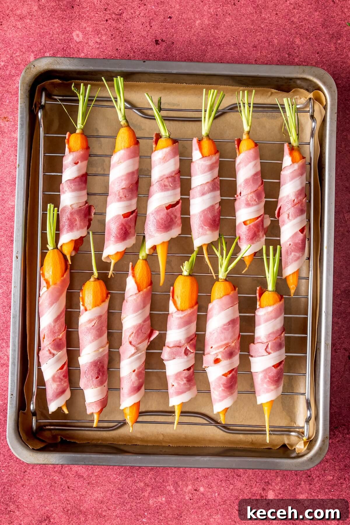 How to Make Bacon Wrapped Carrots Step 2 - Olivia Adriance